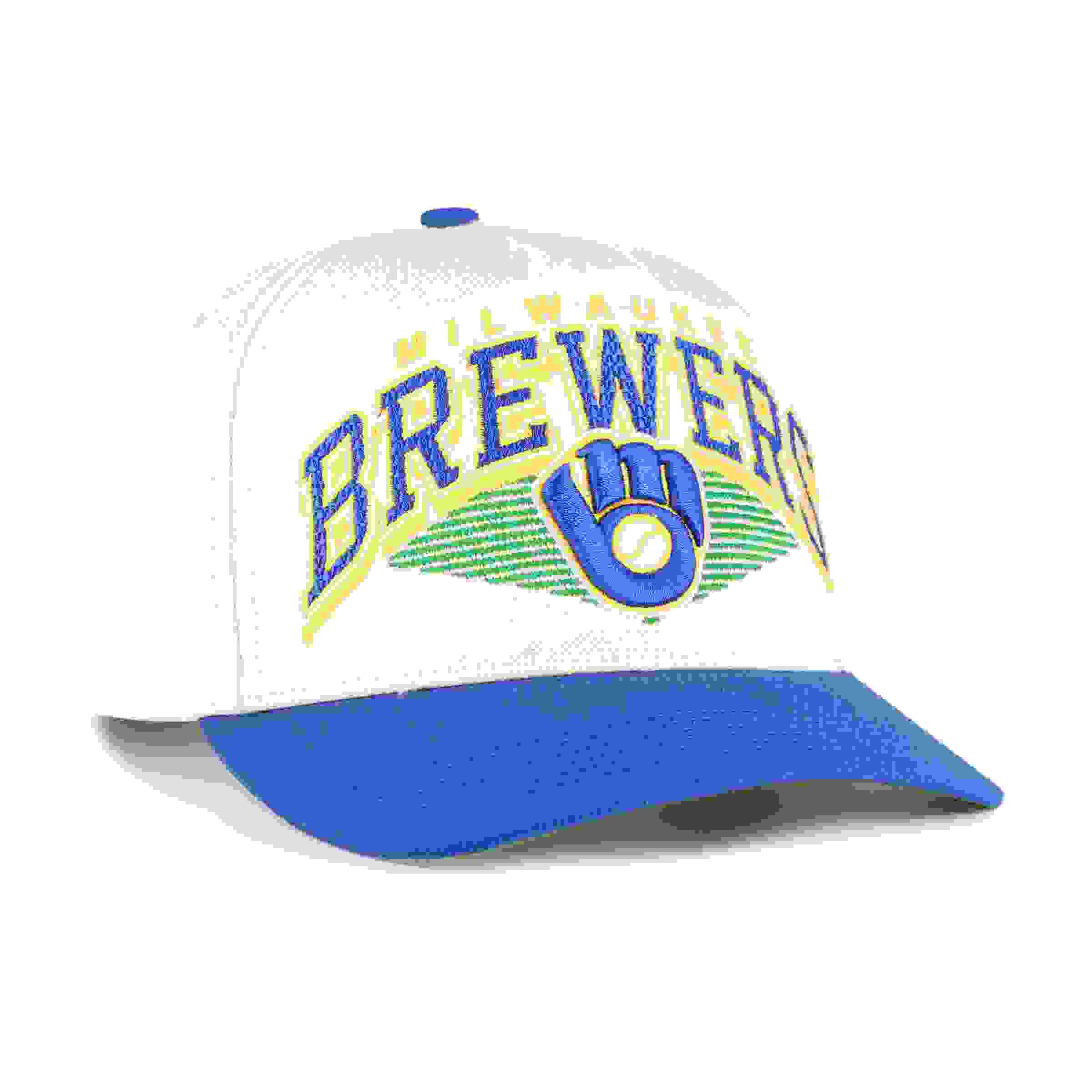 47 Milwaukee Brewers Cooperstown Pomona Hitch Snapback Hat - Natural
